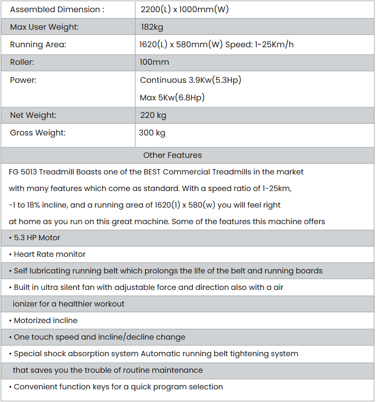 Heavy Commercial Treadmill