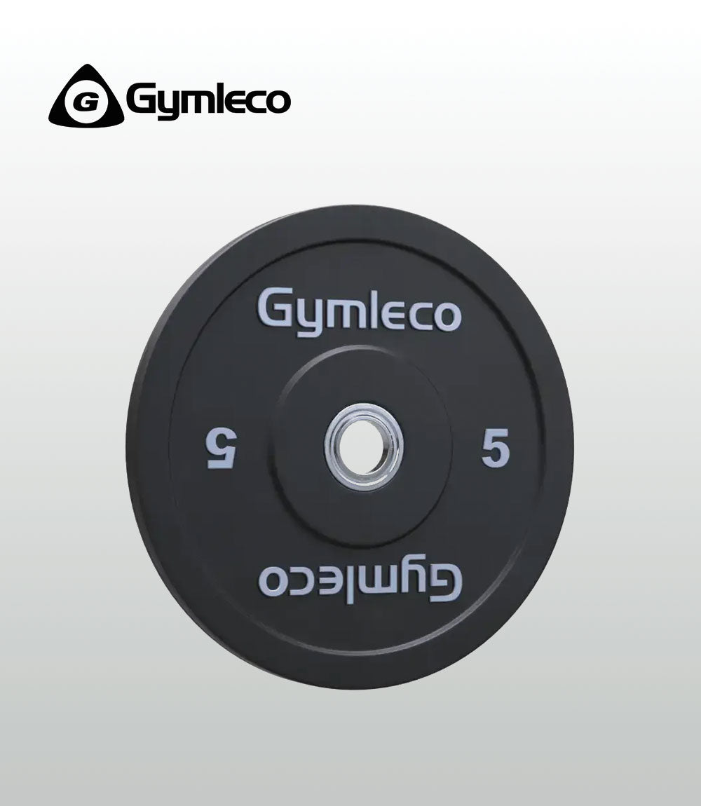 Black Weight Plates in Rubber