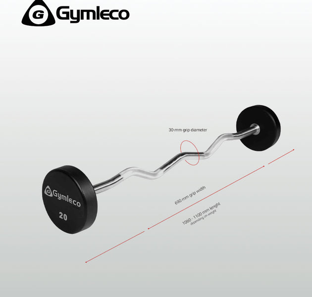 Fixed Barbells PU, Curved
