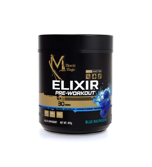 Muscle Magic ELIXIR Pre Workout Supplement | Explosive Energy, Enhanced Focus & Maximum Gym Performance