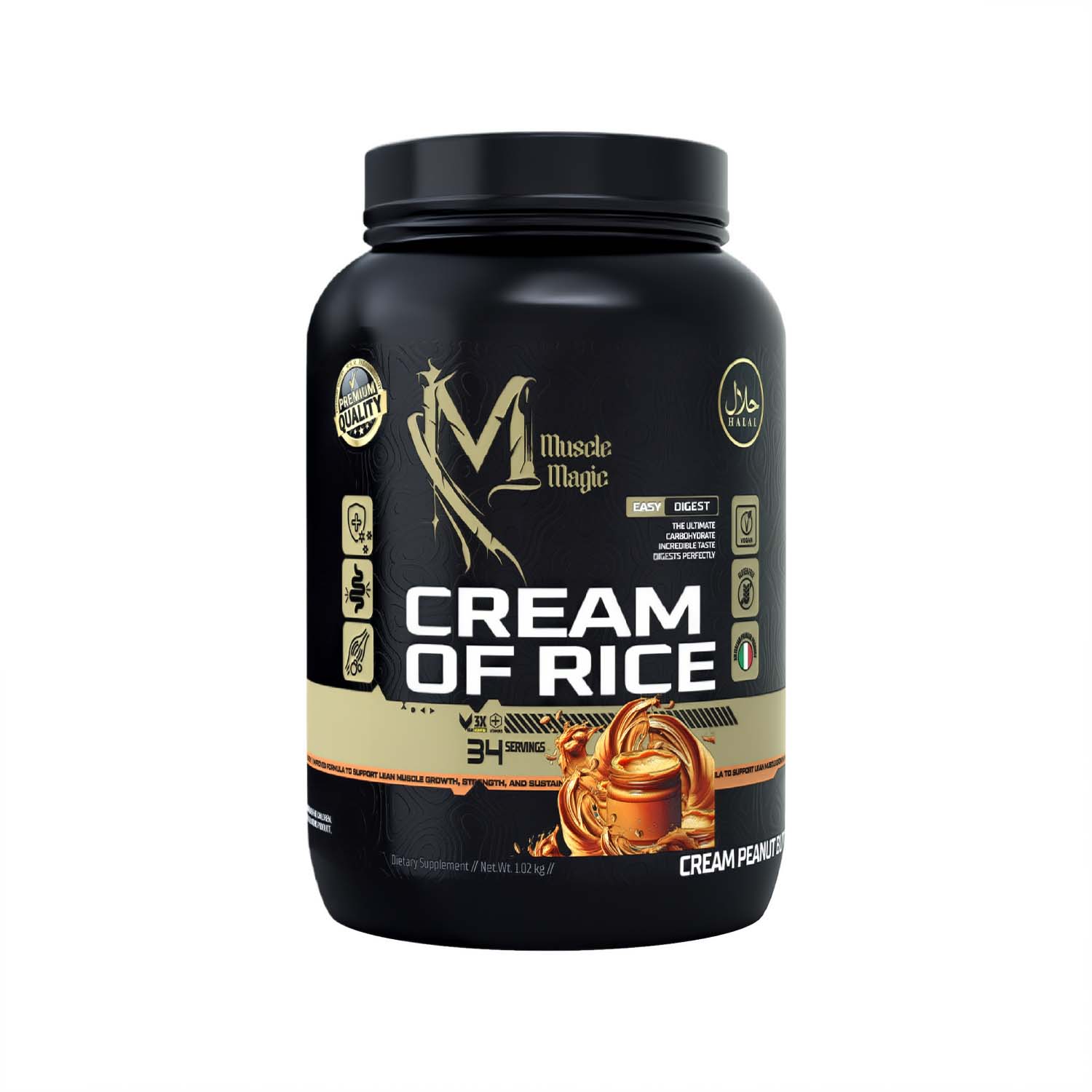 Muscle Magic Cream of Rice | Fast-Digesting Carbohydrates for Energy, Performance & Muscle Recovery