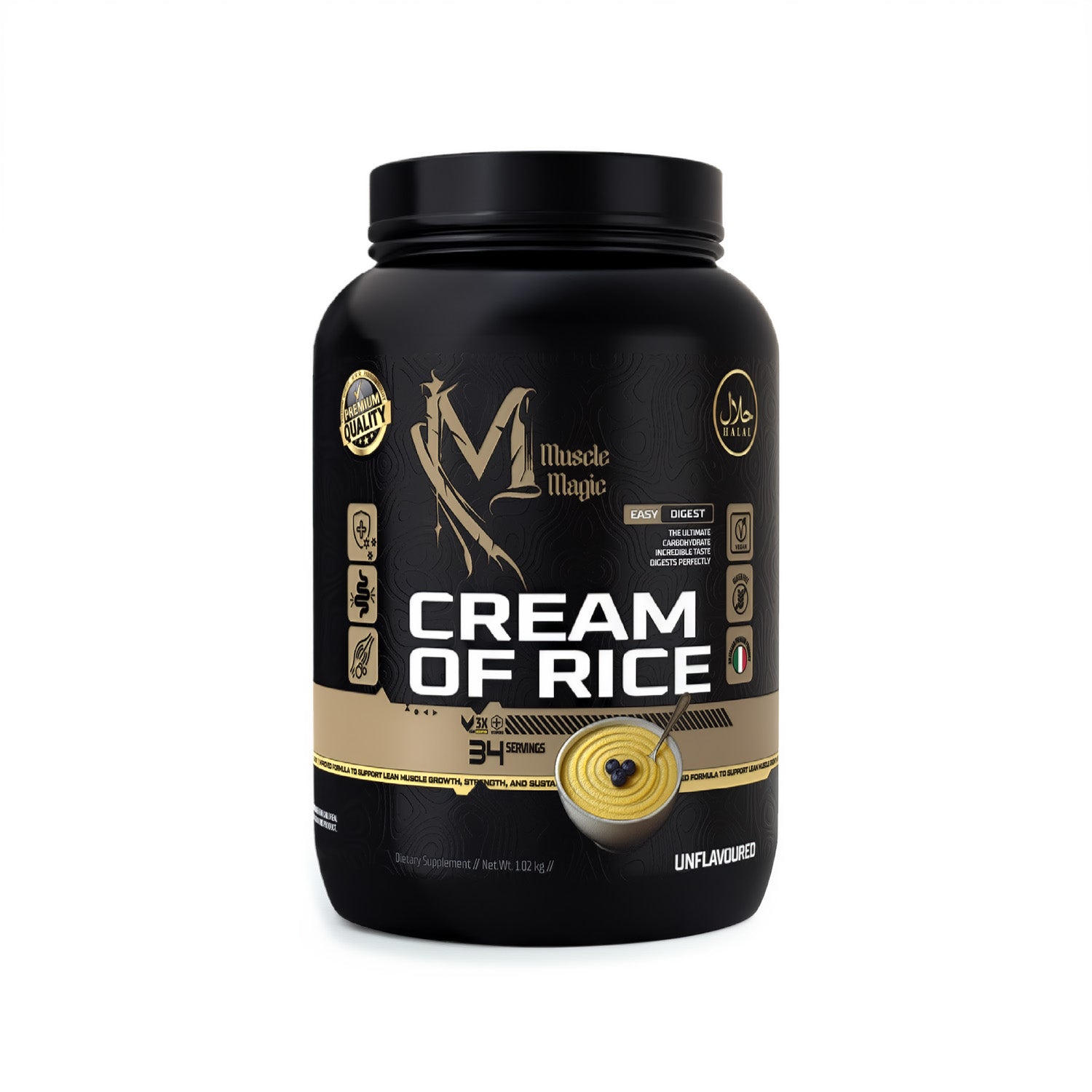 Muscle Magic Cream of Rice | Fast-Digesting Carbohydrates for Energy, Performance & Muscle Recovery