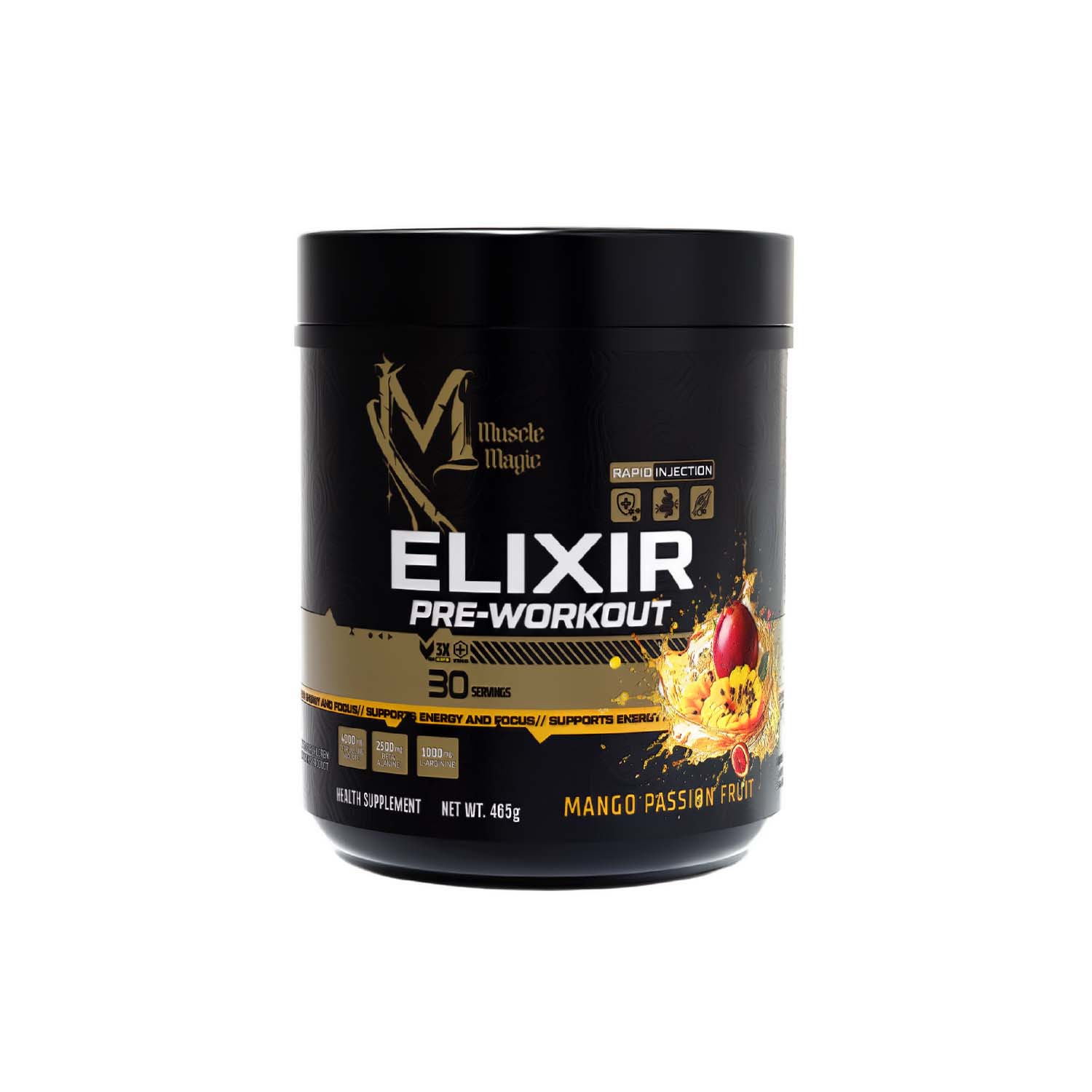 Muscle Magic ELIXIR Pre Workout Supplement | Explosive Energy, Enhanced Focus & Maximum Gym Performance